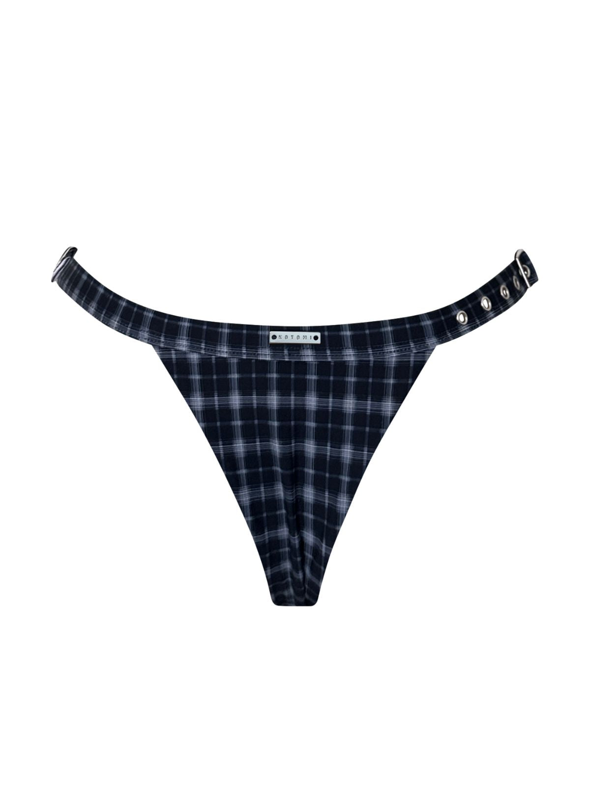 Kaycee Bottom / Indigo Plaid (Pre-order: shipping from 15th July)