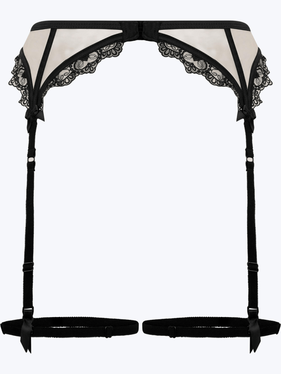 Sora Garter Set / Black - Kotomi Intimates