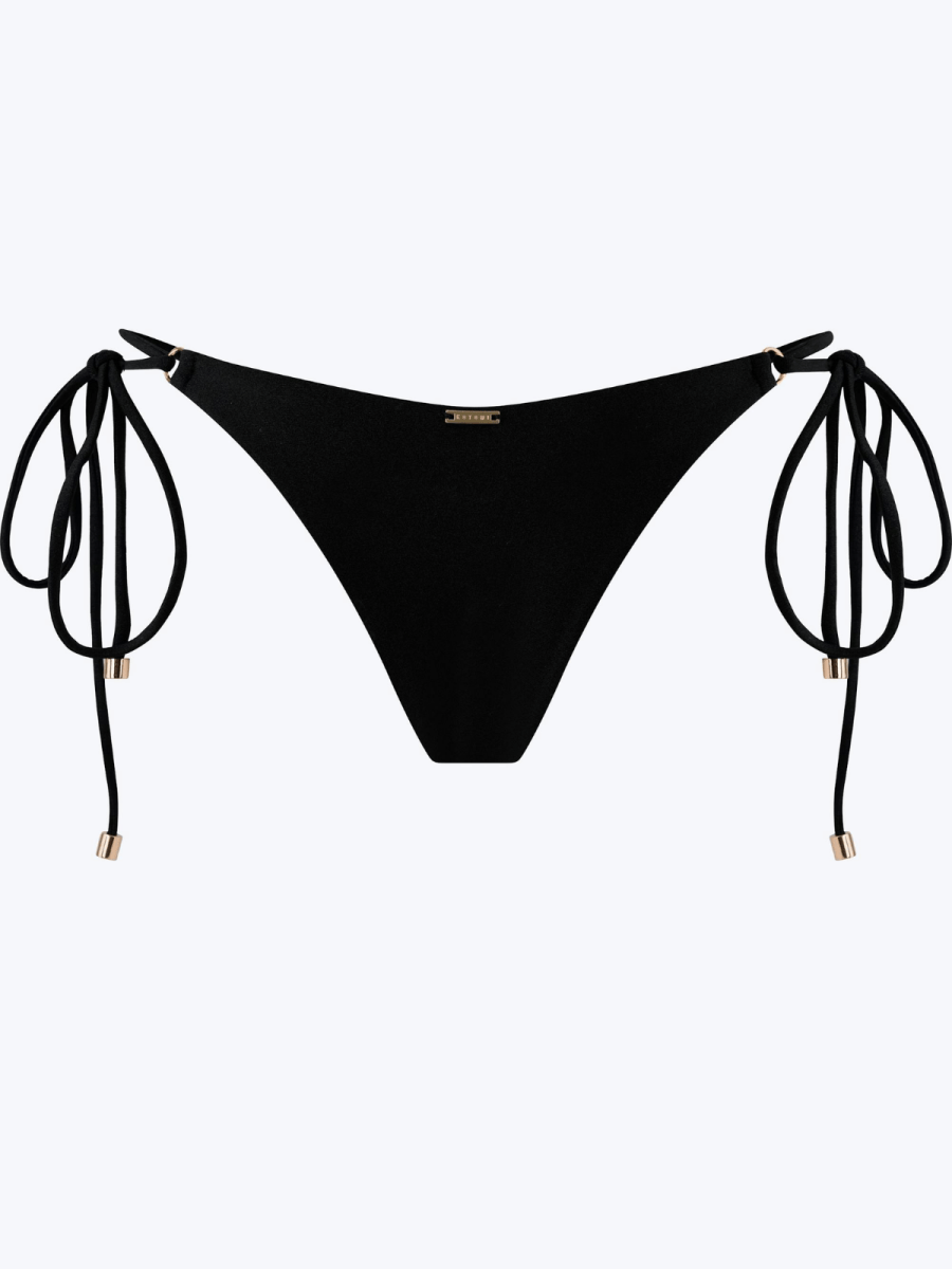 Maddi Bottom / Onyx Satin - Kotomi Swim