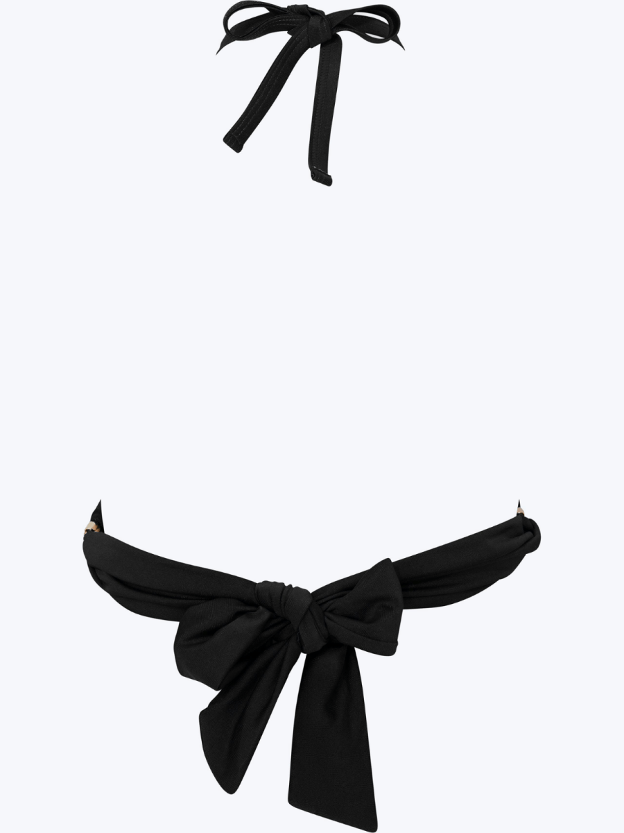 Kamira Top / Onyx Satin - Kotomi Swim