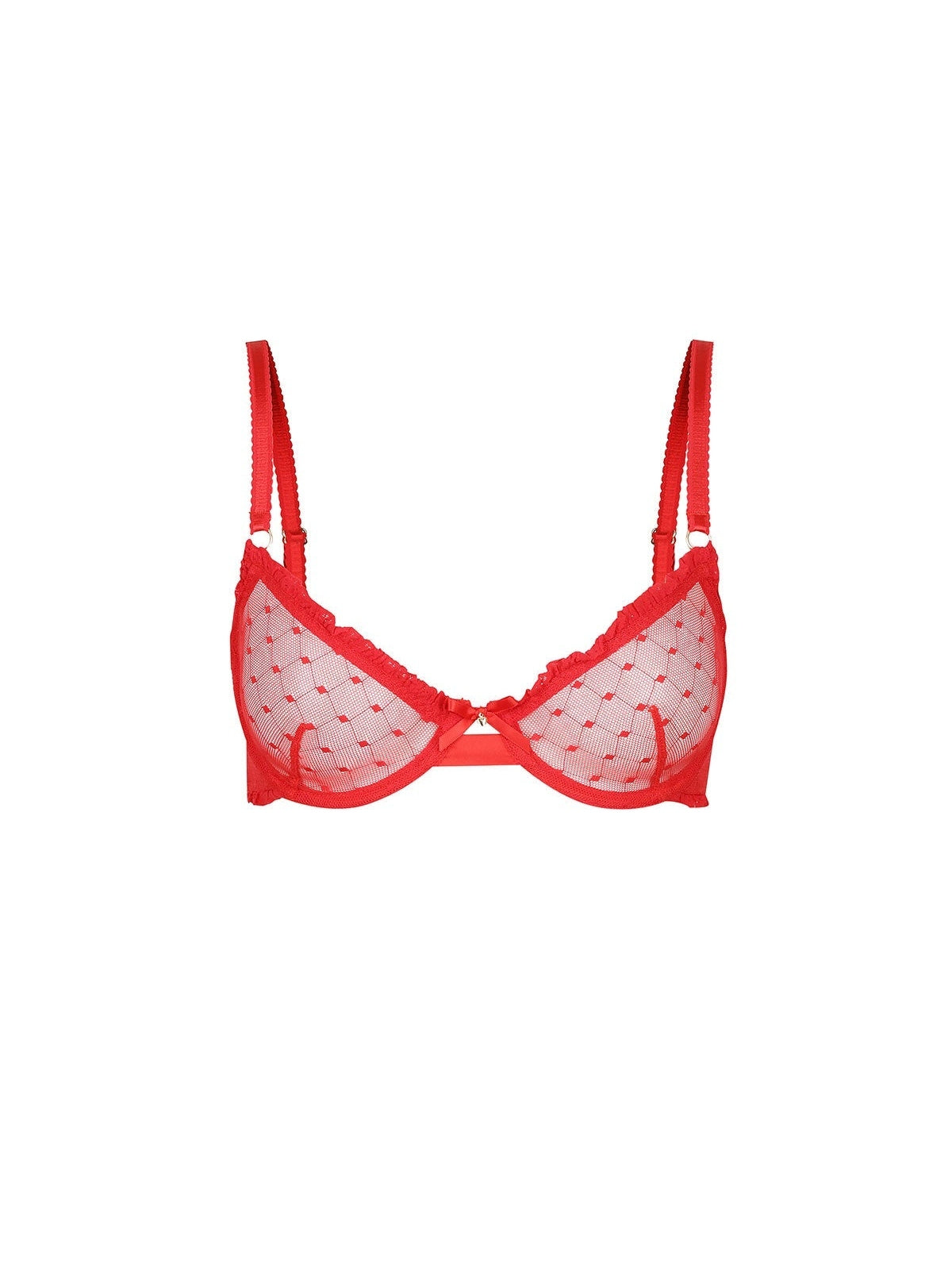 Faith Demi Bra / Red - Kotomi Intimates
