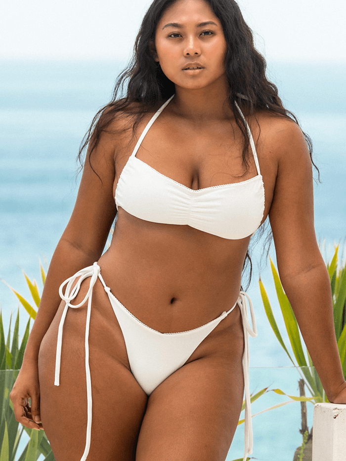 Okina Top / Ivory Rib - Kotomi Swim