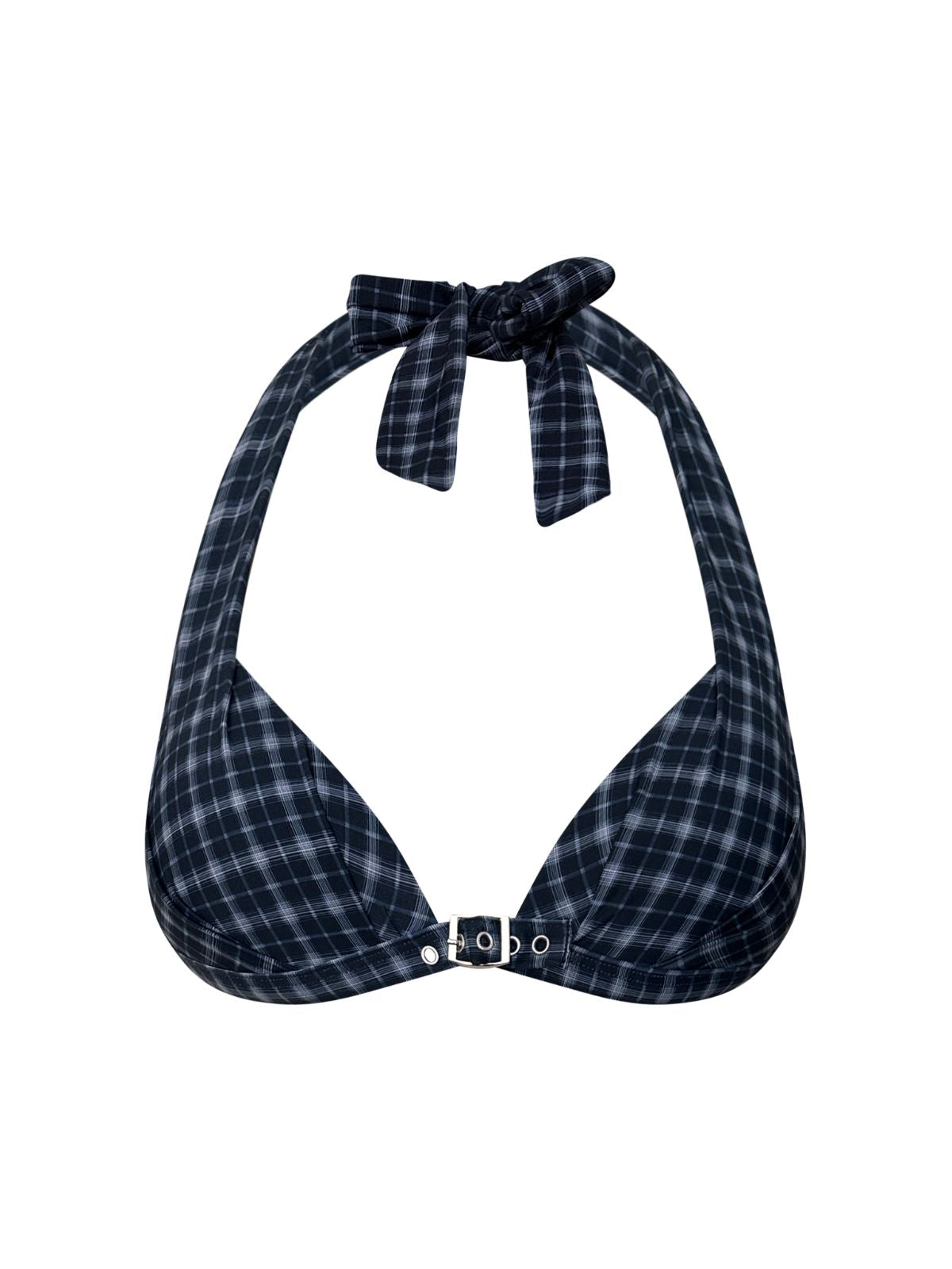 Kaycee Top / Indigo Plaid