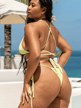 Airee Top / Lime Rib - Kotomi Swim