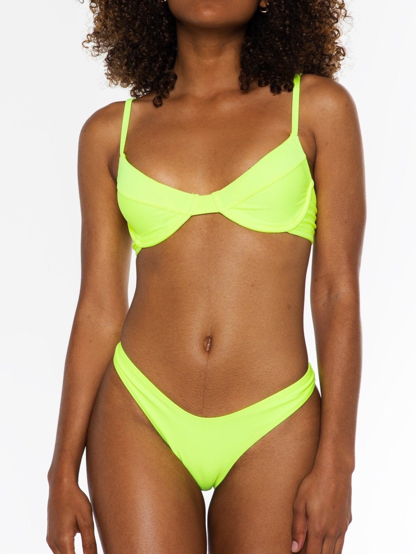 Jasmine Bottom / Neon Yellow - Kotomi Swim