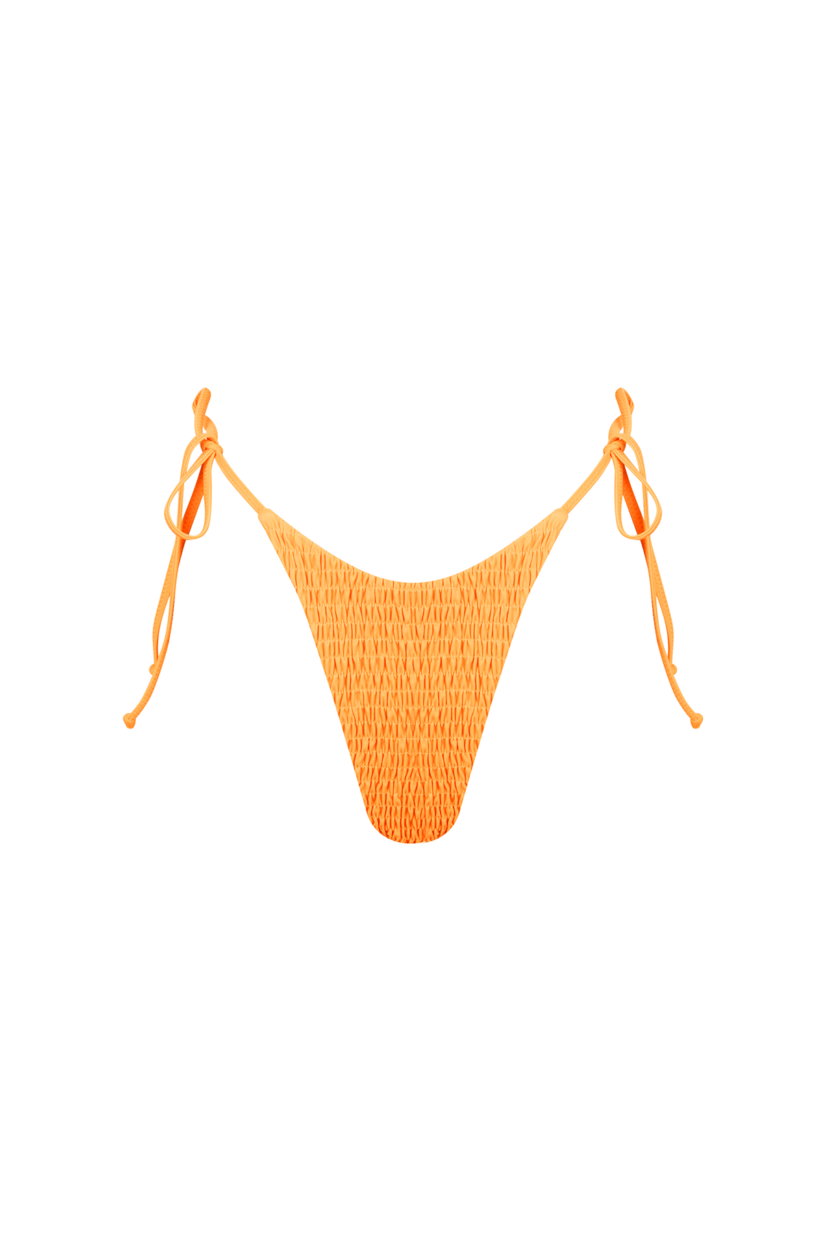 Livia Bottom / Orange Smocked - Kotomi Swim