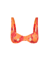 Rochelle Top / Retro Floral Smocked - Kotomi Swim