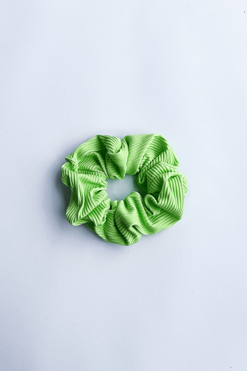 Scrunchie / Lime (rib) - Kotomi Swim